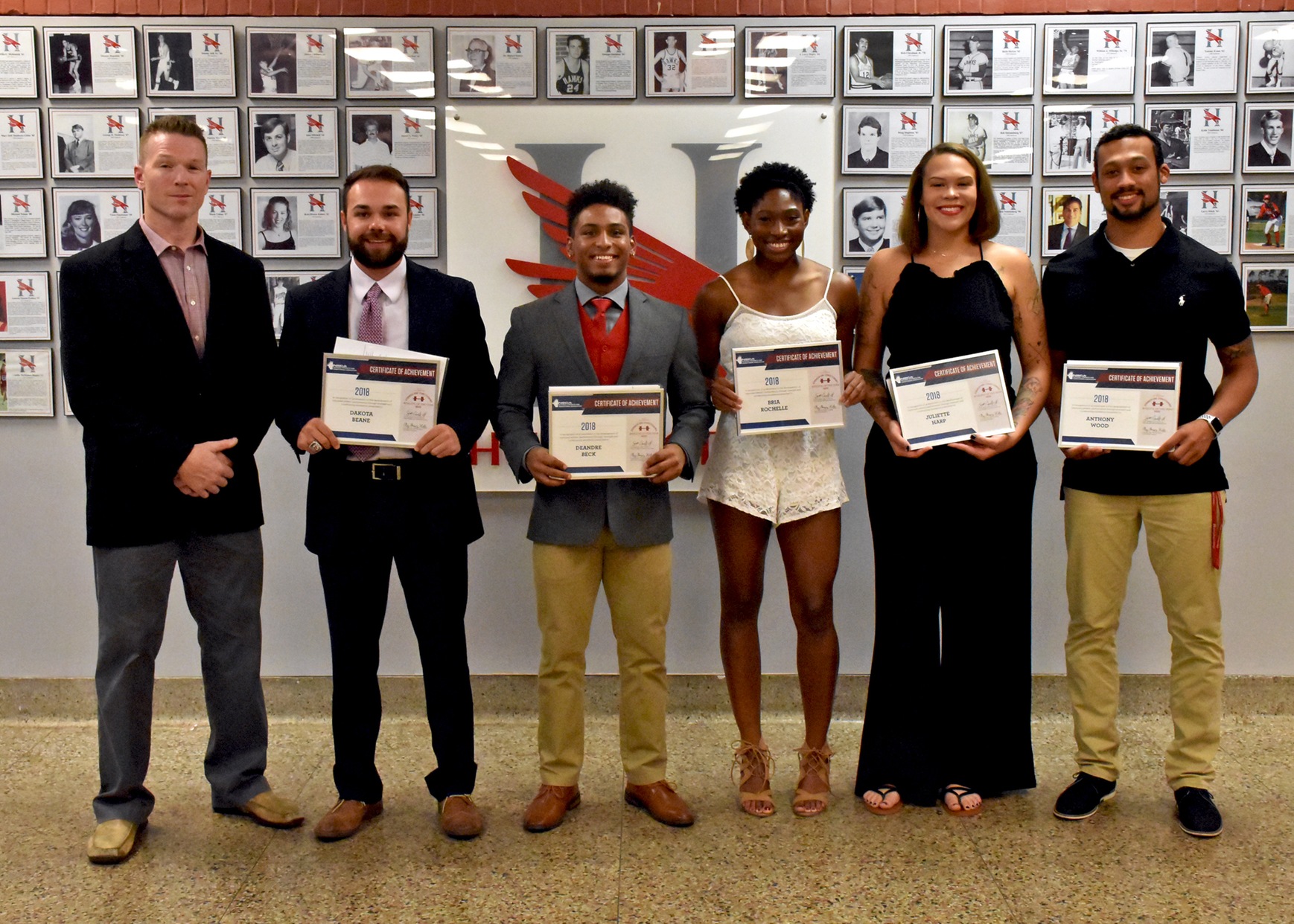 Five Hawks named NSCA All-American Athletes of the Year