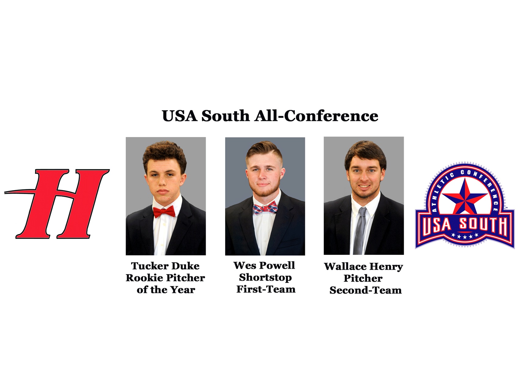 Three Hawks earn All-Conference baseball honors