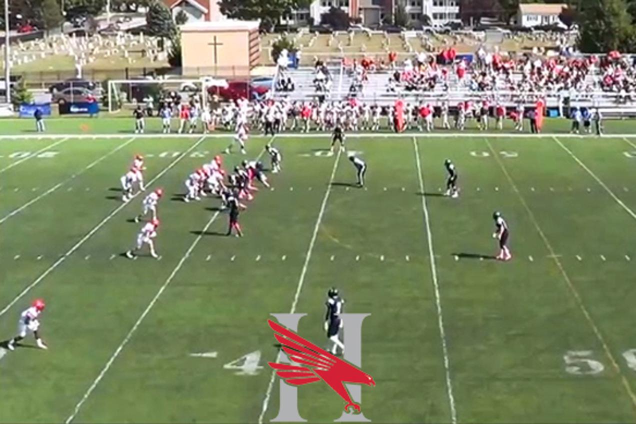 Taylor-to-Belsterling earns Football Play of the Week