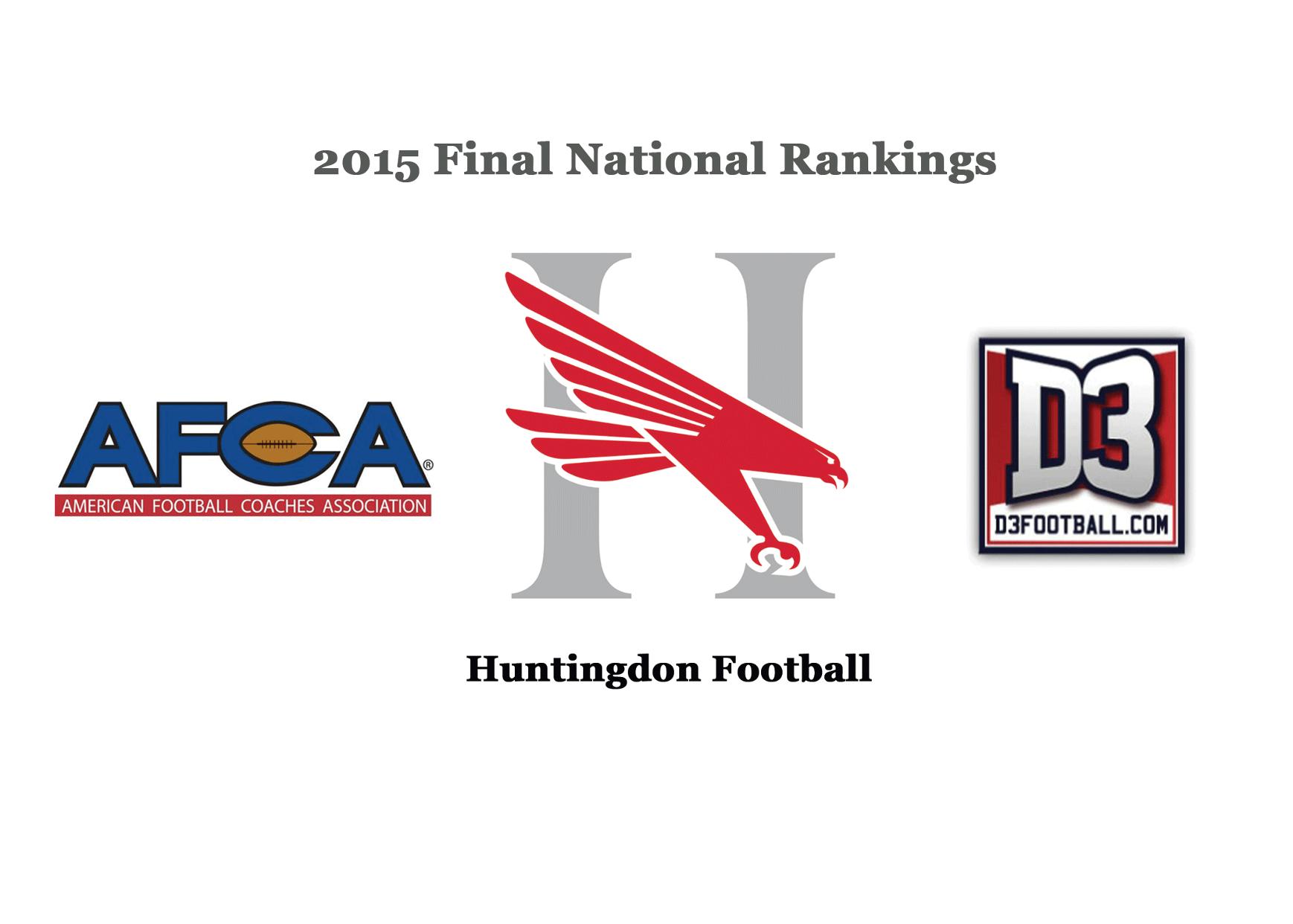 Huntingdon football ranked in final AFCA and D3football.com polls