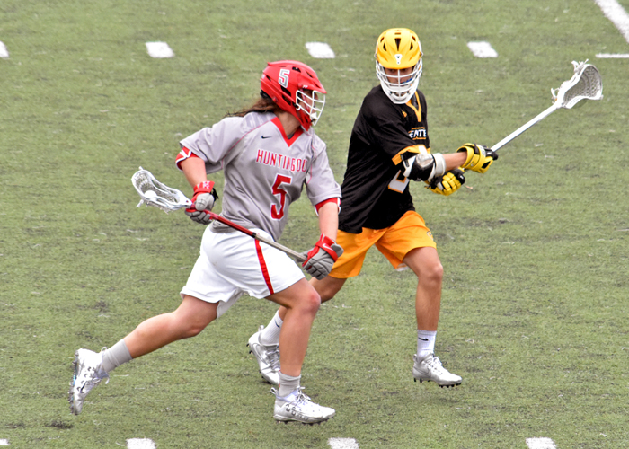 Jackson Schrampfer scored four goals and had one assist in Saturday's win at Averett.