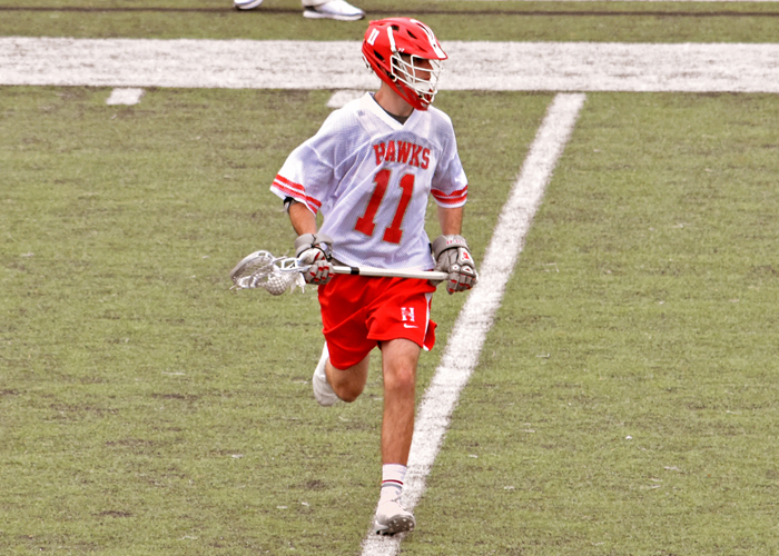 Caleb Bohrer had three goals and four assists in Saturday's win over Dallas.