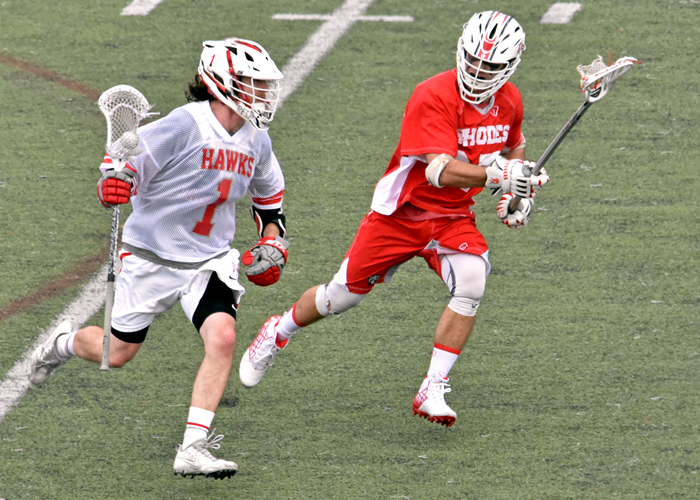 Zach Barnhill had four goals and four assists in Sunday's win over Centenary.