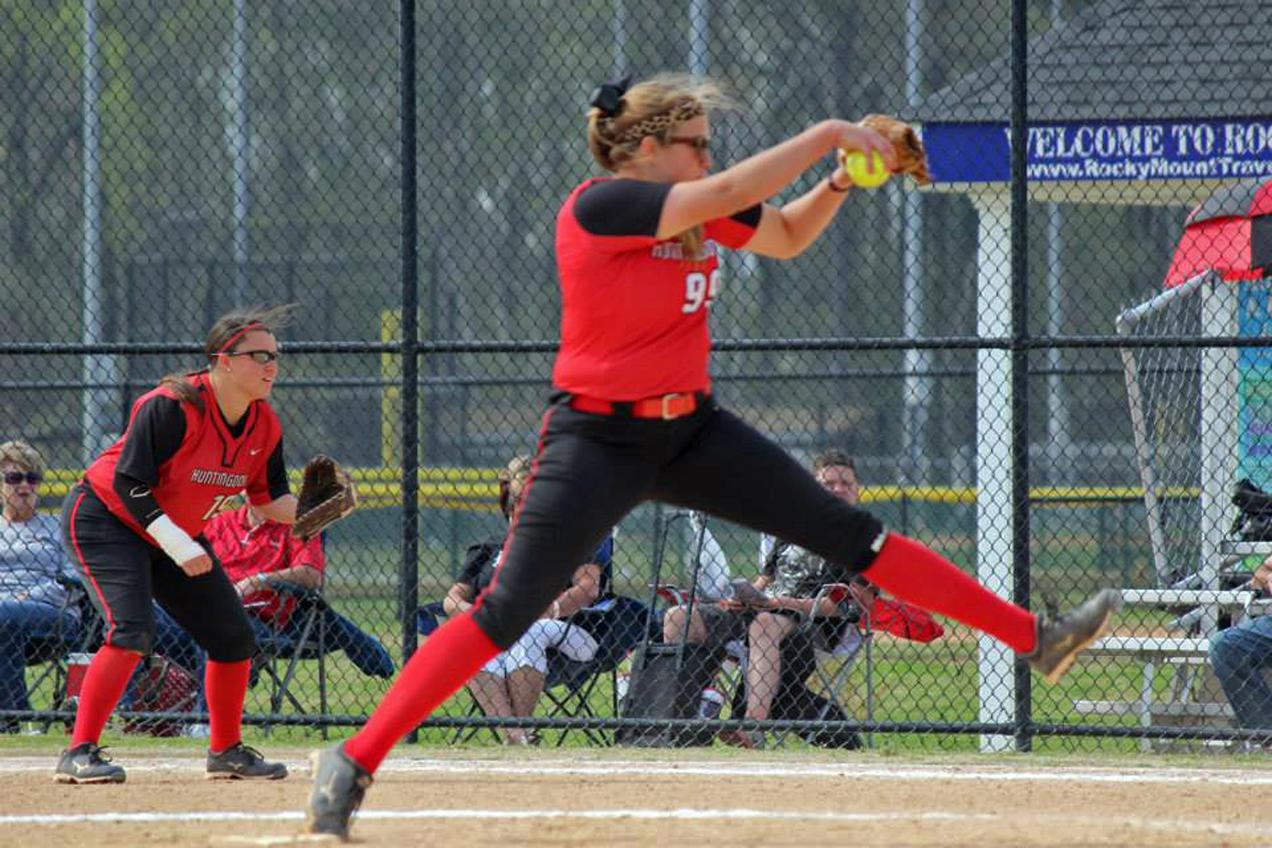 Huntingdon softball wins twice on Day 1 of USA South Tournament