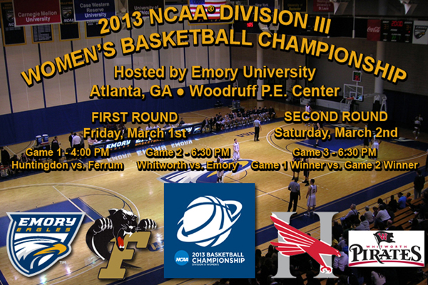 Follow Huntingdon women's basketball online in the NCAA Tournament