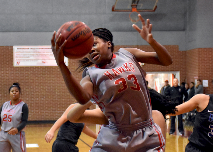 Junior Shaonica Thomas finished with 20 points and six rebounds in Saturday's loss in the USA South Tournament semifinals.