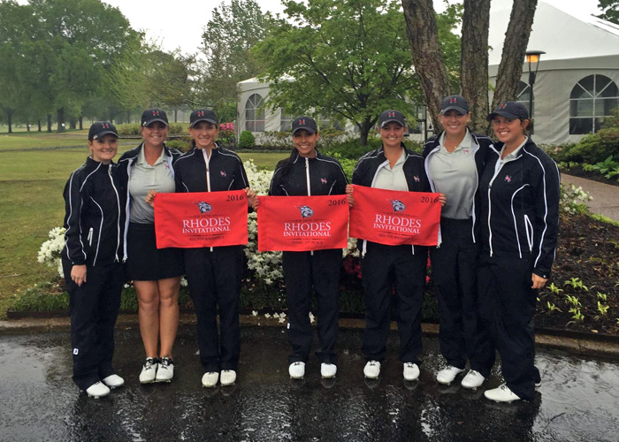 Lady Hawks place 2nd in rain-shortened Rhodes Invitational
