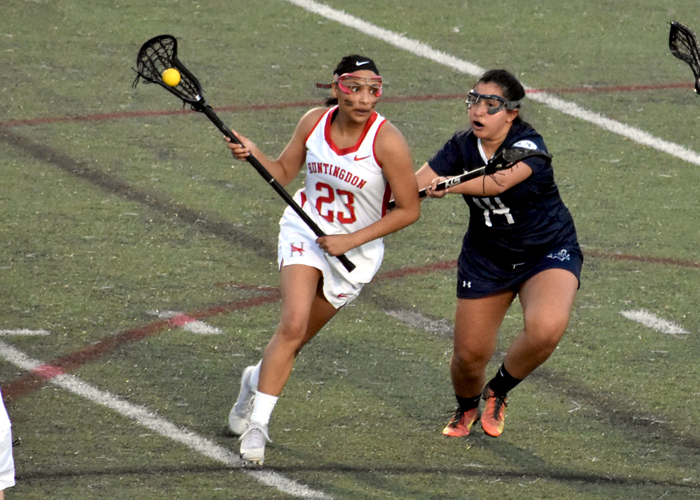 Vanessa Maldonado scored three goals and had three ground balls in Sunday's loss to Hendrix.