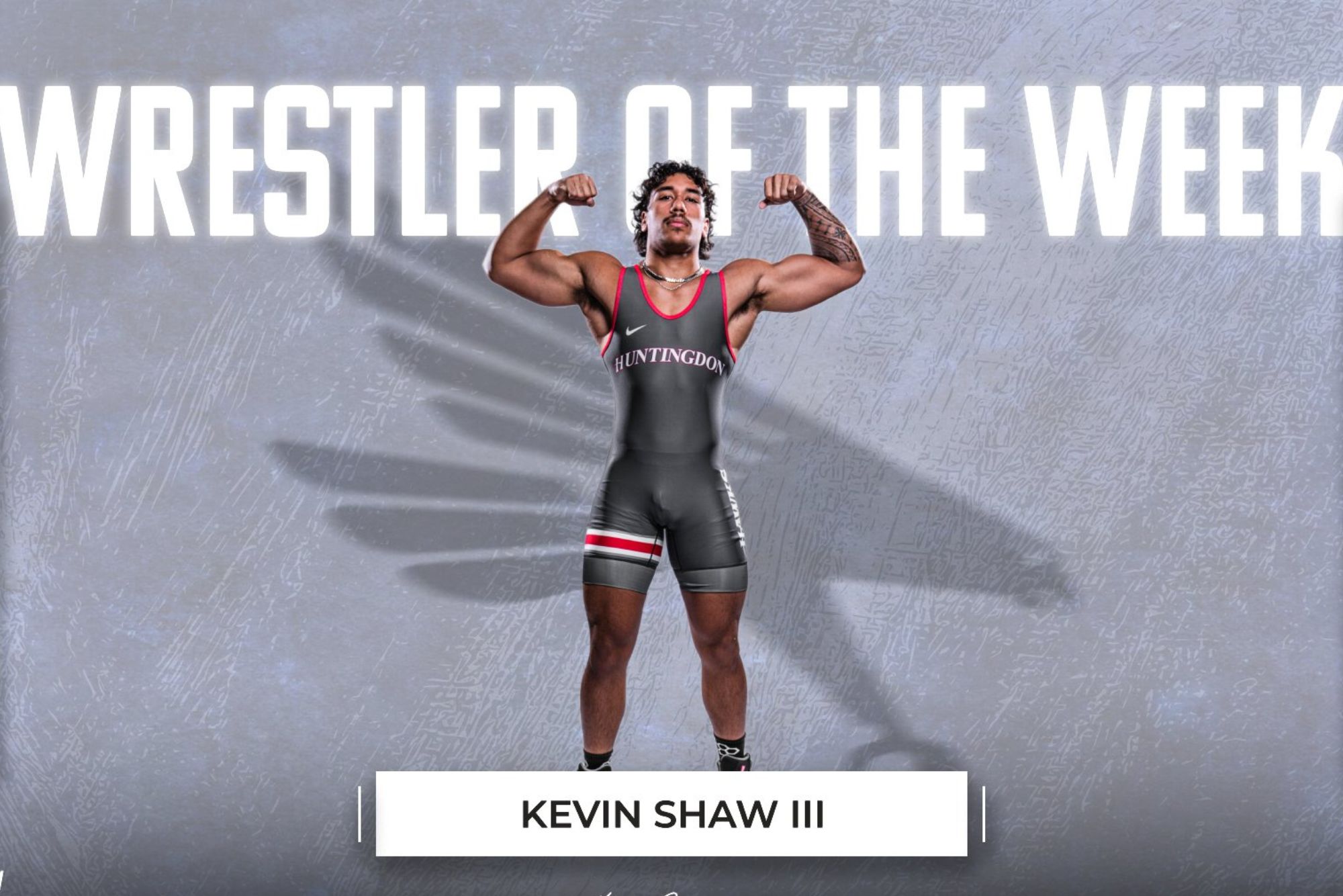 Shaw III Named SLIAC Men's Wrestler Of The Week