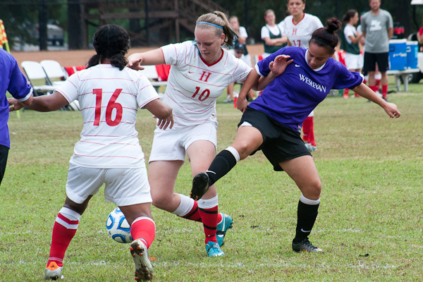 Lady Hawks defeat Wesleyan to win home opener