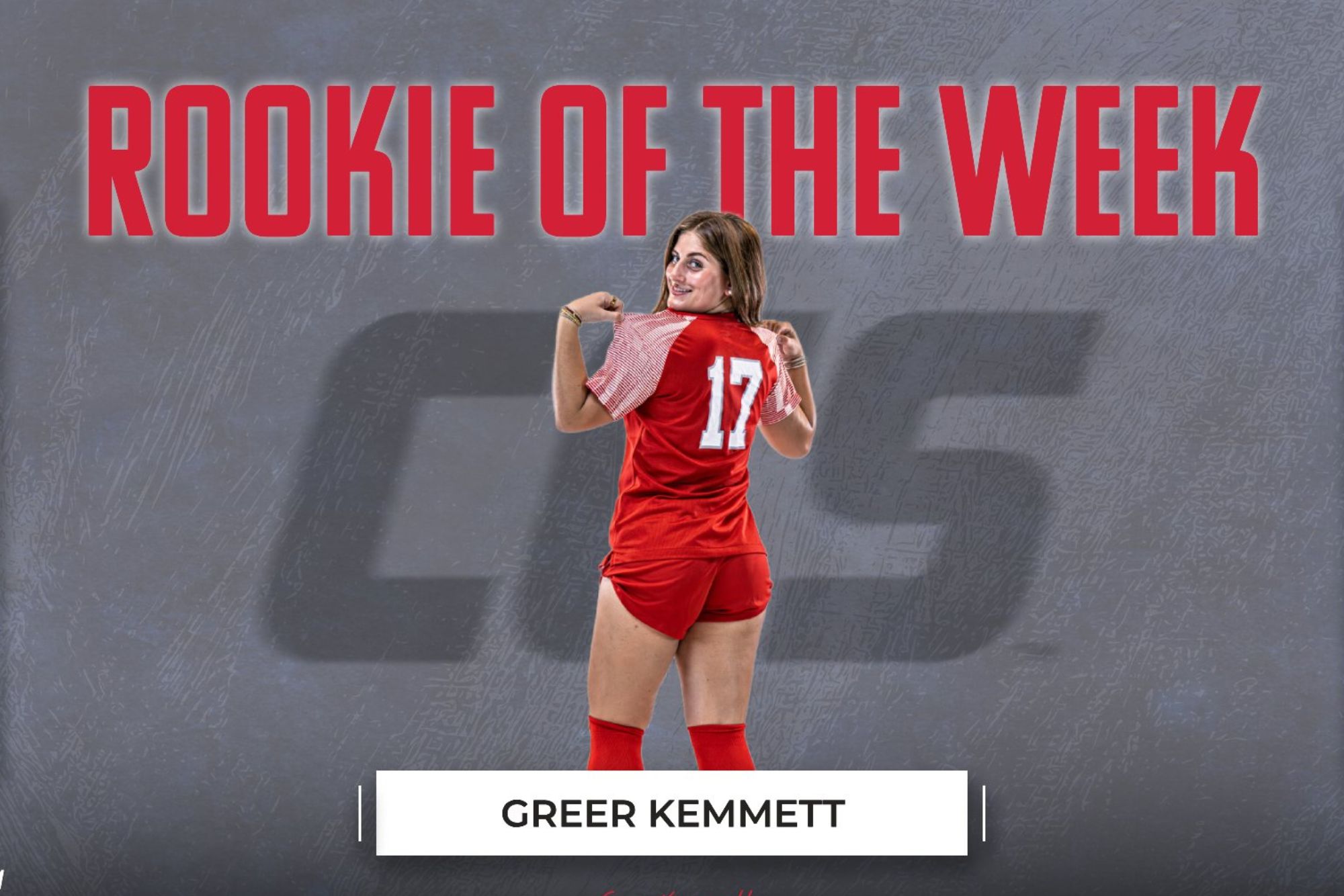 Greer Kemmett Named CCS Rookie Of The Week