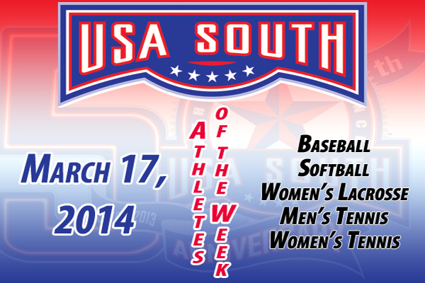 Thibodeau named USA South Women&rsquo;s Tennis Player of the Week