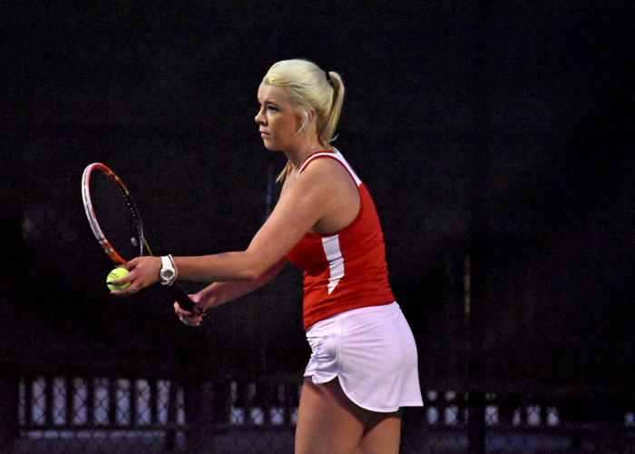 Clayton Waring won 6-0, 6-0 at No. 6 singles and teamed with Kacy Howard to win 8-3 at No. 2 doubles on Saturday.
