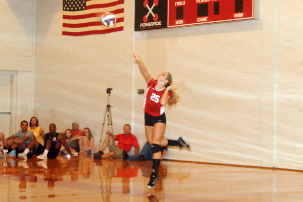 Lady Hawks stumble in volleyball conference opener